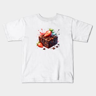 Brownie Salted Vintage Since Retro Yummy Breakfast Kawaii Sweet Kids T-Shirt